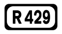 R429 road shield}}