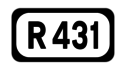 R431 road shield}}