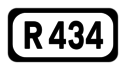 R434 road shield}}