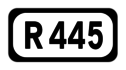R445 road shield}}