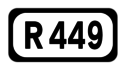 R449 road shield}}