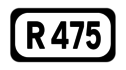 R475 road shield}}