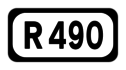 R490 road shield}}