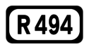R494 road shield}}