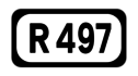 R497 road shield}}