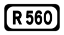 R560 road shield}}