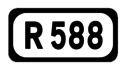 R588 road shield}}