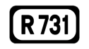 R731 road shield}}