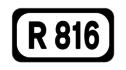 R816 road shield}}