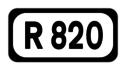 R820 road shield}}
