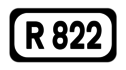 R822 road shield}}