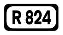 R824 road shield}}