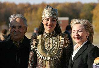 U.S. Secretary of State Hillary Clinton visits Tatarstan in 2009