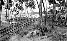 Early railway lines near Colombo