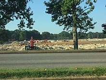 image of recycling efforts at the Raleigh Springs Mall site off Austin Peay HWY.