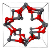 Alternating dark gray and red balls connected by dark gray-red cylinders