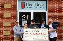 The Red Door Family Shelter Donation