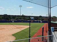 Right field from grandstands at Husky Field - Softball
