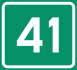 National route 41 shield