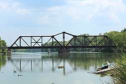Riverside Swinging Bridge