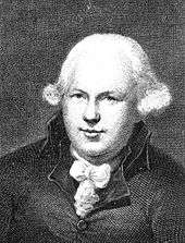 Man with powdered wig