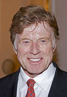 Photo of Robert Redford at the US Embassy in London in 2012.