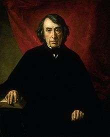 A portrait of Chief Justice Roger B. Taney