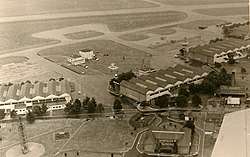An aerial view of RAF Abingdon circa 1972.