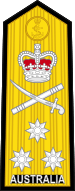 Australian vice admiral's shoulder board.