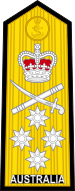 Australian admiral's shoulder board.