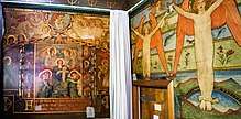 View of the Mortuary Chapel Murals by Phoebe Anna Traquair