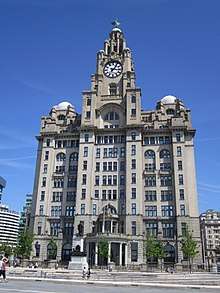 Royal Liver Building, Central Liverpool, England