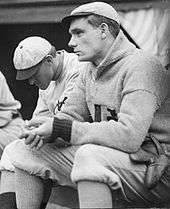 Rube Marquard of the New York Giants at the West Side Grounds in 1909.