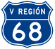 Route 68 shield}}