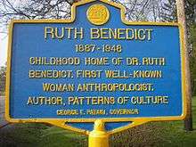 Home of Dr. Ruth Benedict, Norwich, NY