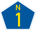 National route N1 shield