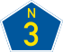 National route N3 shield