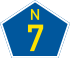 National route N7 shield
