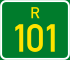 Regional route R101 shield