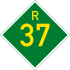 Provincial route R37 shield