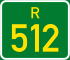 Regional route R512 shield