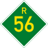 Provincial route R56 shield