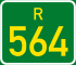 Regional route R564 shield