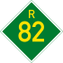 Provincial route R82 shield