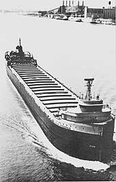 SS Edmund Fitzgerald upbound and in ballast