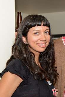 Saleema Nawaz at the Eden Mills Writers' Festival in 2013