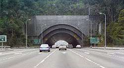 Eastern portal of the Yerba Buena Tunnel