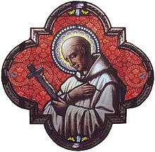 Saint Bruno, founder of the Carthusian Order to whom the church of Voiron is dedicated.