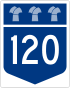 Highway 120 shield