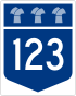 Highway 123 shield